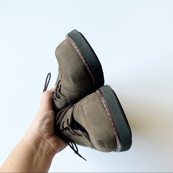 Timberland Brown Nubuck Square Toe Oxford Shoes - Picture 3 of 9